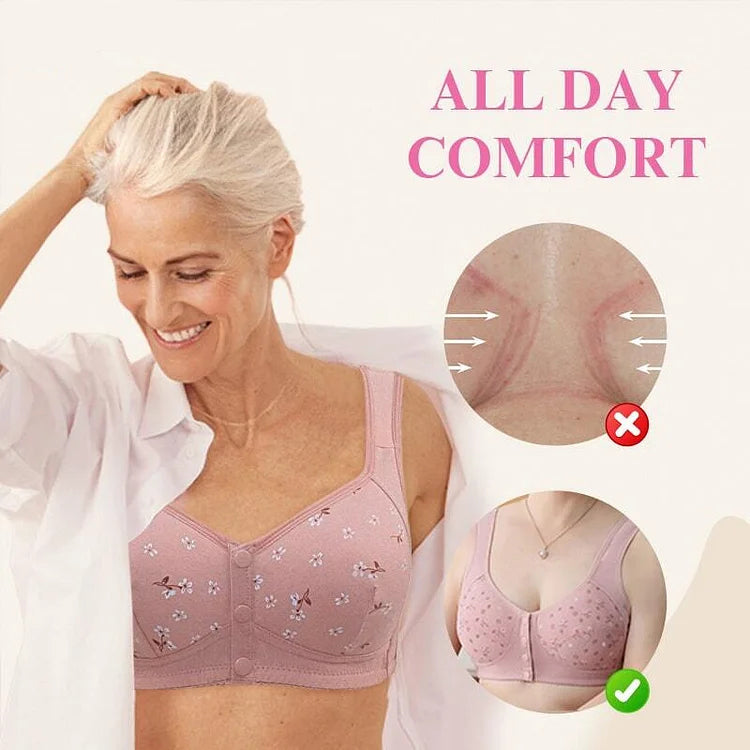 Comfort Bra™ | Stilvoller BH mit Knopfleiste