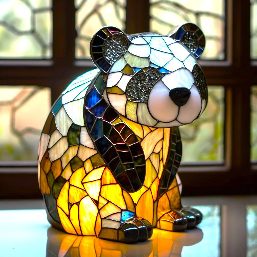 ARTWORK™ | Tierlampe aus Buntglas