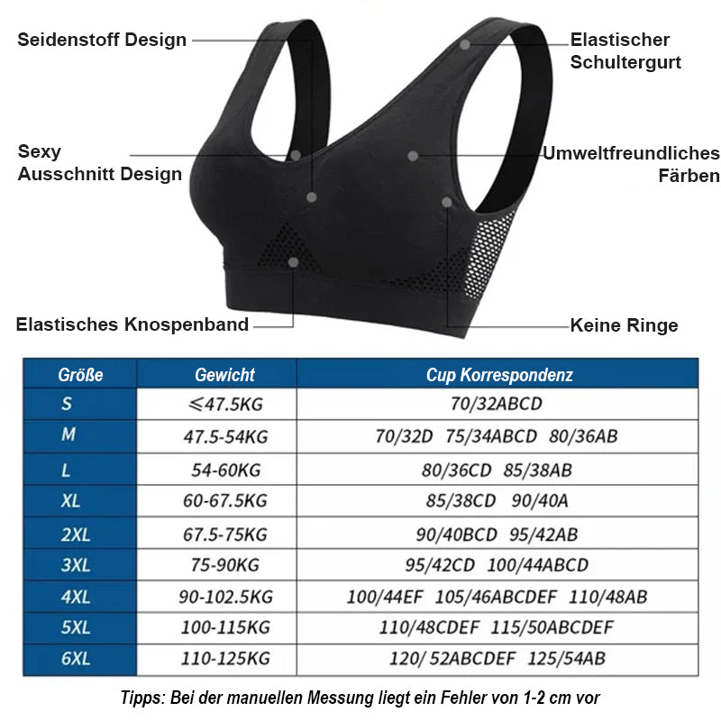 50% RABAT | ComfortFit™ | Atmungsaktiver Sport-BH – Perfekte Unterstützung ohne Kompromisse  [Rabat på sidste dag]