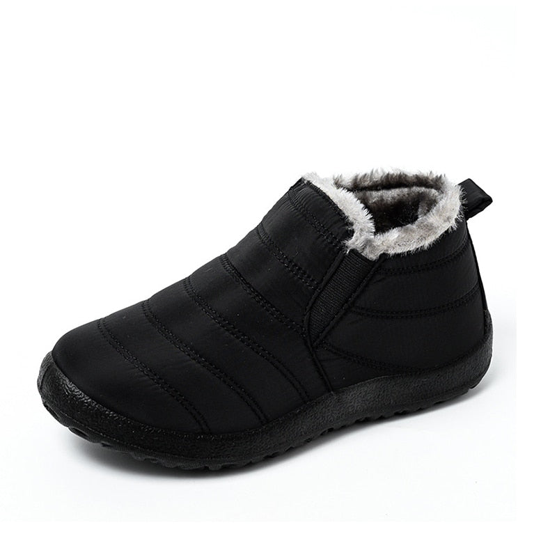 Ebeek™ Winter Weibliche Slip On Flache Freizeitschuhe Wasserdicht