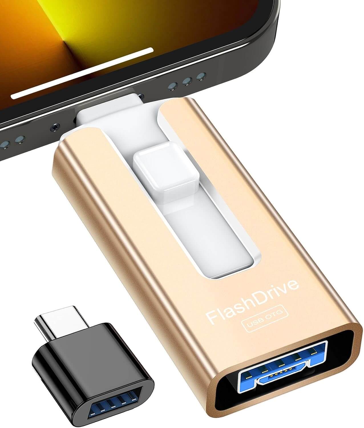 UniCharge™ | 4 in 1 Universal-USB-Stick - Nie wieder zu wenig Speicherplatz!