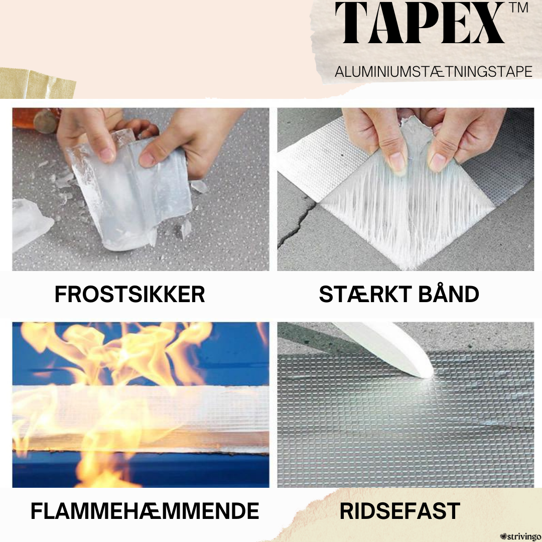 Tapex™ Aluminium-Dichtband!