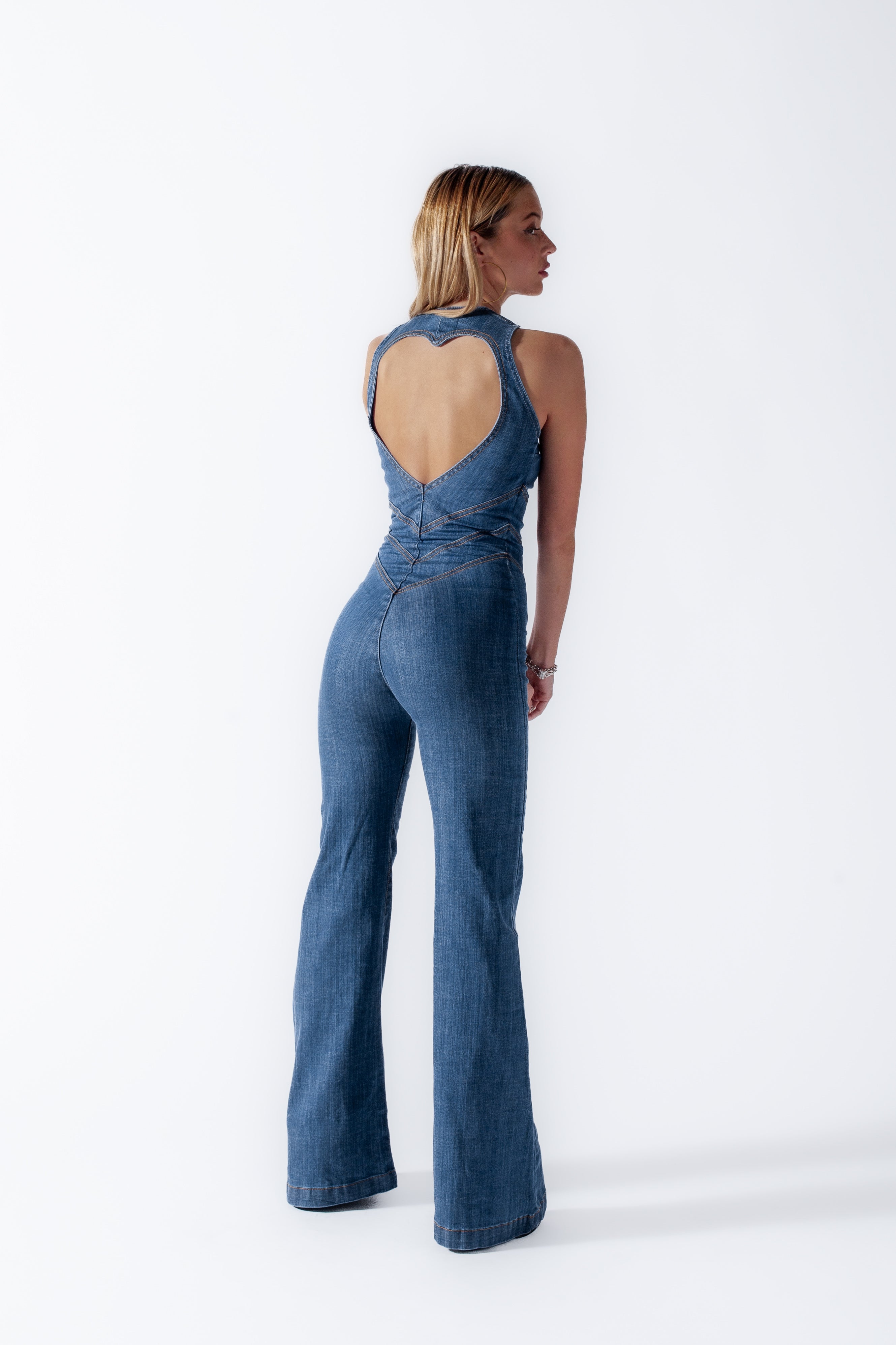 Colette™ - Rückenfreier Herz Hohlraum Overall (50% RABATT)