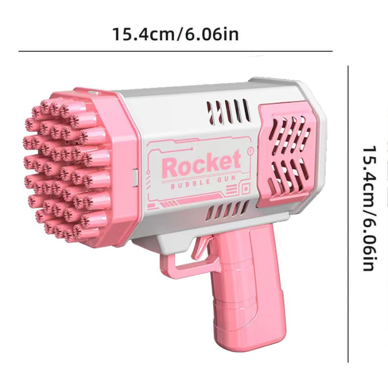 BubbleBurst™ | 40 Löcher Raketenseifenblasenpistole