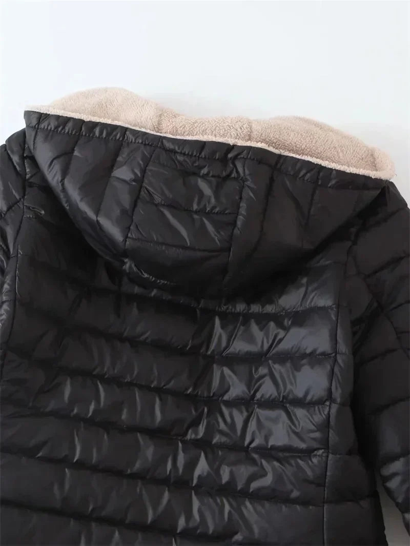 50 % Rabatt | Emilia™ | Damen Gefütterte Kapuzenjacke mit Fleece-Futter