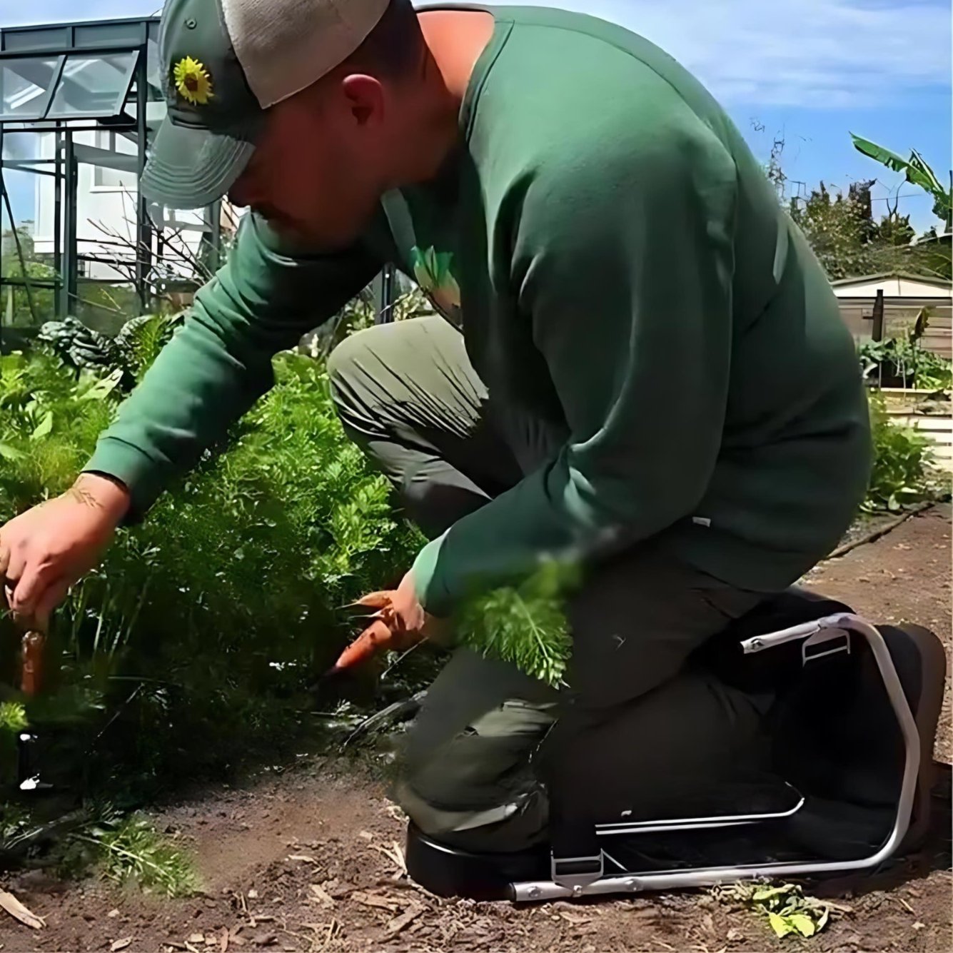 EcoKneeler™ | Tragbarer Garten-Kniehebel