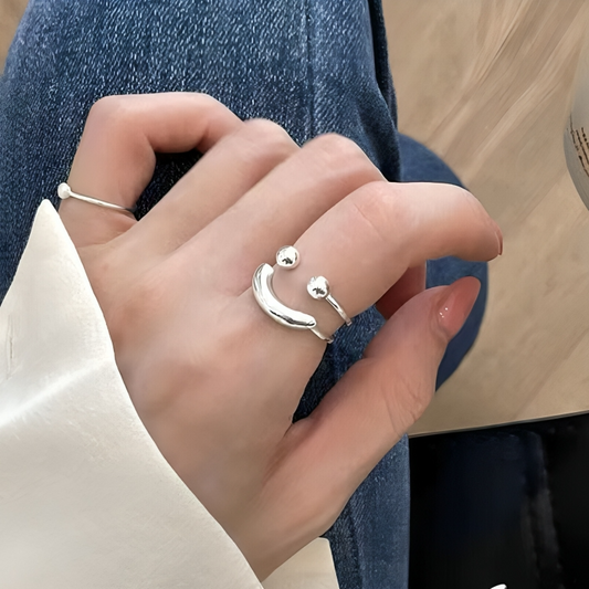 HappyRing™ | smiley Verstellbarer Ring