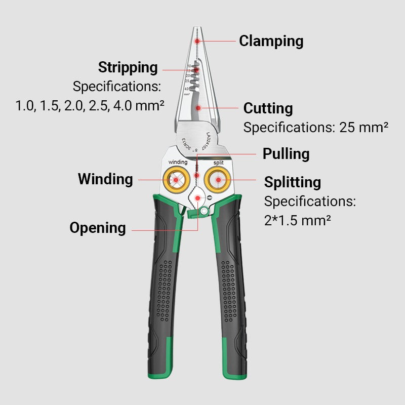 50% RABATT | PrecisionCut™ | Präzises Abisolieren und Schneiden mit Multifunktionswerkzeug